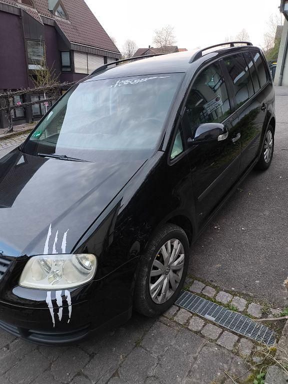 Gebraucht VW Touran Highline 116 PS (85 kW) 2005 Schwarz Van / Kleinbus