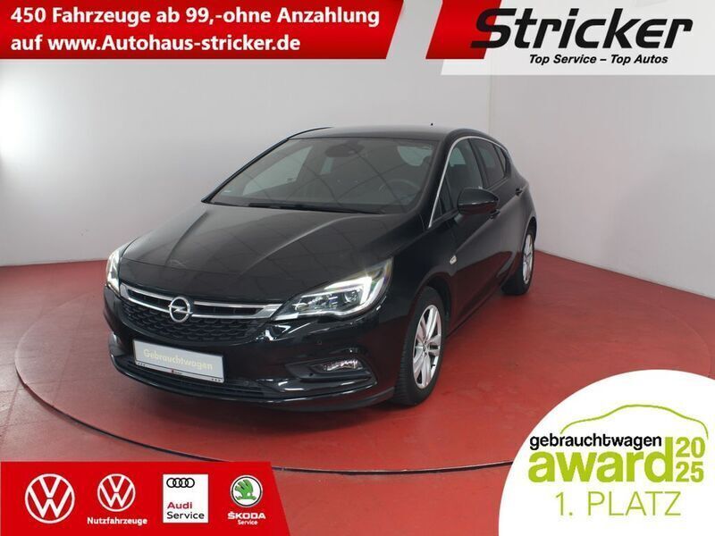 Schwarz Gebraucht 2018 Opel Astra Dynamic Limousine | 9.949 € (Guter Preis) - Bild 1/4