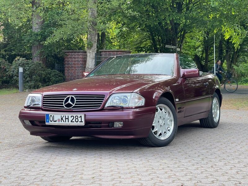 Rot Gebraucht 1996 Mercedes SL280 Cabrio | 19.990 € (Superpreis) - Bild 1/4