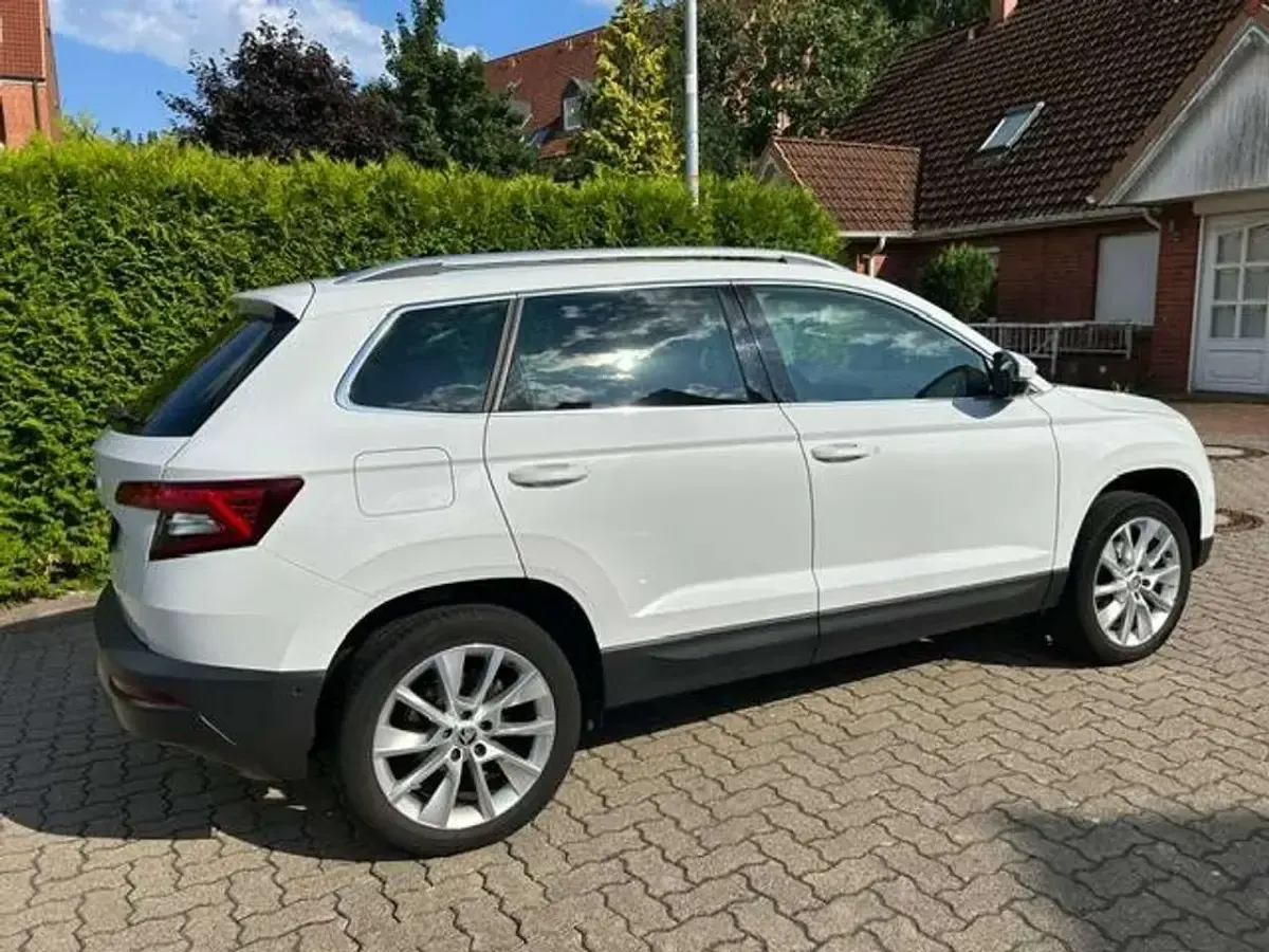 Gebraucht Skoda Karoq Style 150 PS (110 kW) 2020 Weiß SUV