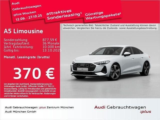 Gletscherweiß metallic Gebraucht 2025 Audi A5 Sport Coupé | 44.343 € (Guter Preis) - Bild 1/2