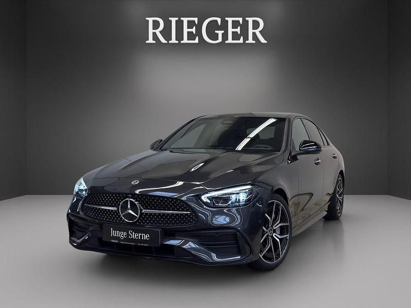 Metalliclack graphitgrau (metallic) Gebraucht 2024 Mercedes C300 AMG Limousine | 46.799 € (Fairer Preis) - Bild 1/4