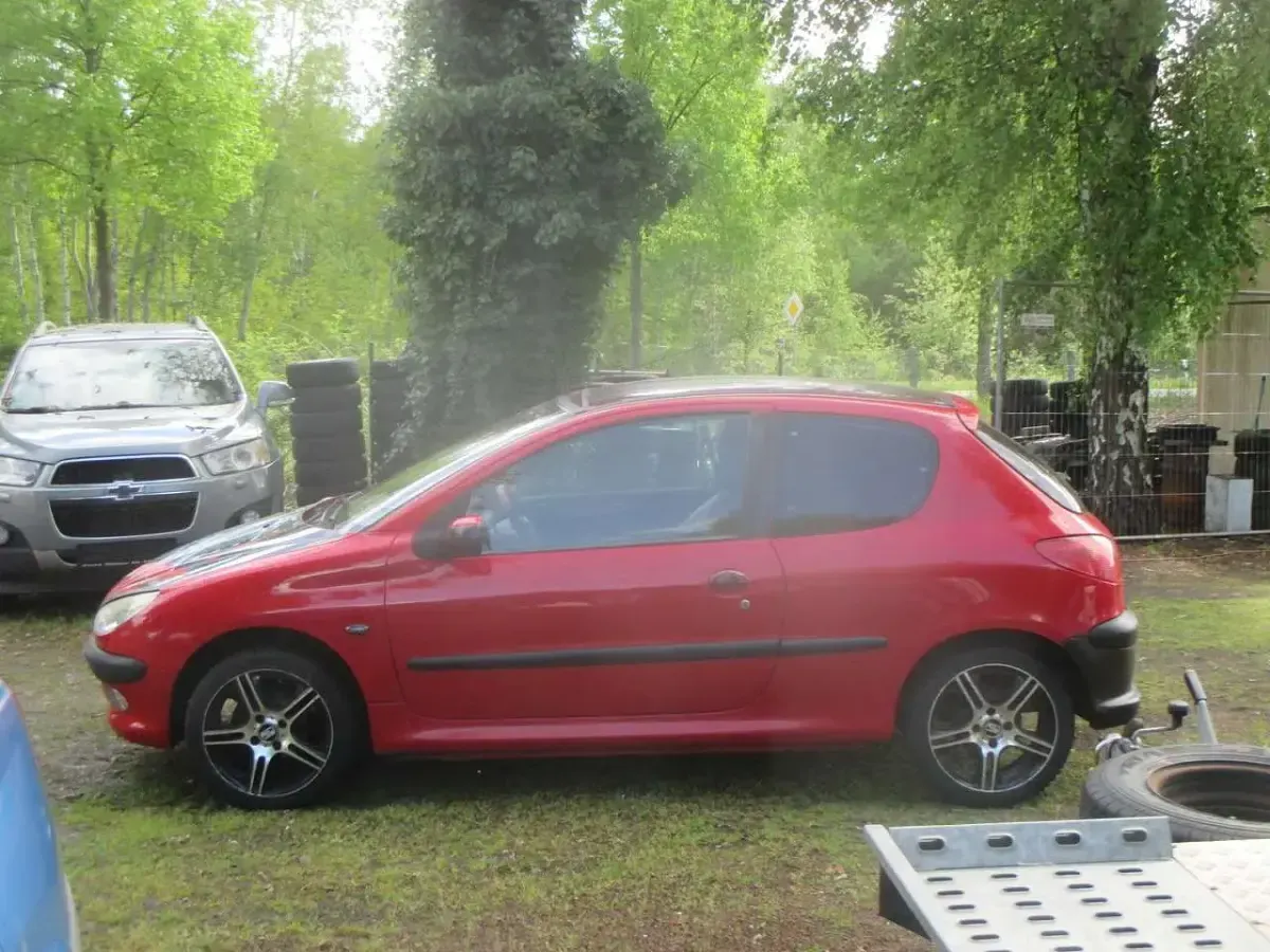Gebraucht Peugeot 206 60 PS (44 kW) 2003 Rot Kleinwagen