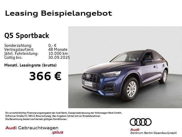 Blau Gebraucht 2024 Audi Q5 Sportback Sport SUV | 48.980 € (Fairer Preis) - Bild 1/4