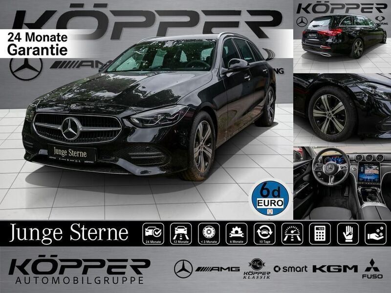 Obsidianschwarz Gebraucht 2024 Mercedes C200 Advanced Kombi | 38.998 € (Fairer Preis) - Bild 1/4