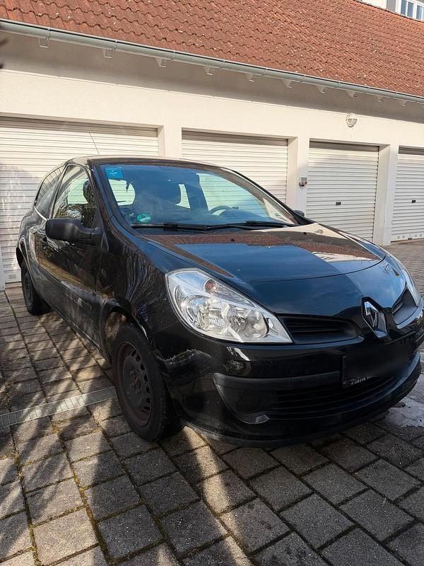 Schwarz Gebraucht 2008 Renault Clio II Kleinwagen | 799 € (Superpreis) - Bild 1/4