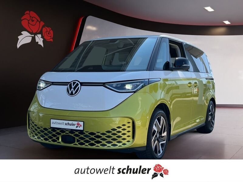 Weiß gelb bi color Gebraucht 2023 VW ID. Buzz Pro Van | 42.849 € (Superpreis) - Bild 1/4