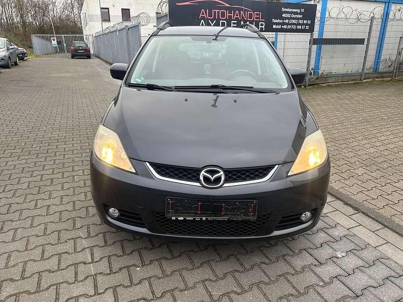 Gebraucht Mazda 5 Exclusive 116 PS (85 kW) 2006 Papuagrau metallic Van / Kleinbus