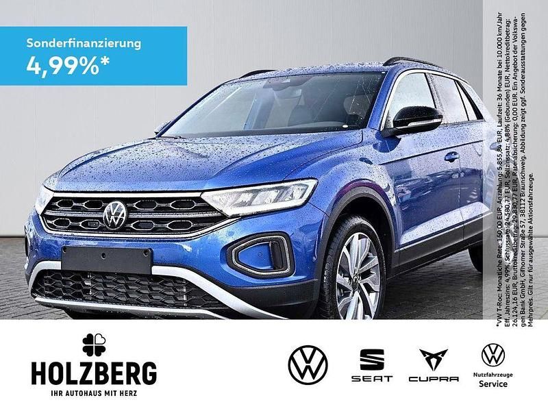 Blau Gebraucht 2025 VW T-Roc Goal SUV | 22.990 € (Superpreis) - Bild 1/4