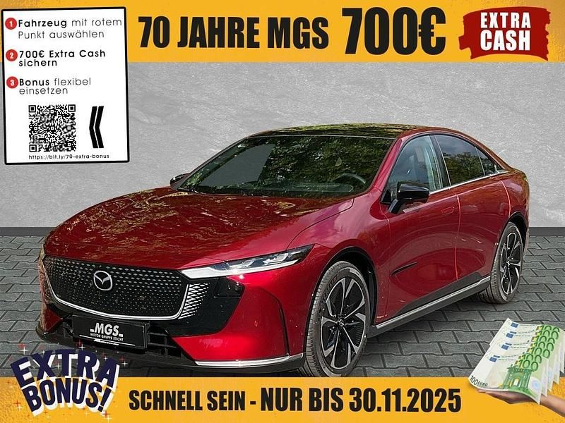 Soul red crystal metallic Neu 2025 Mazda 6e Takumi-Line Limousine | 40.890 € (Superpreis) - Bild 1/4