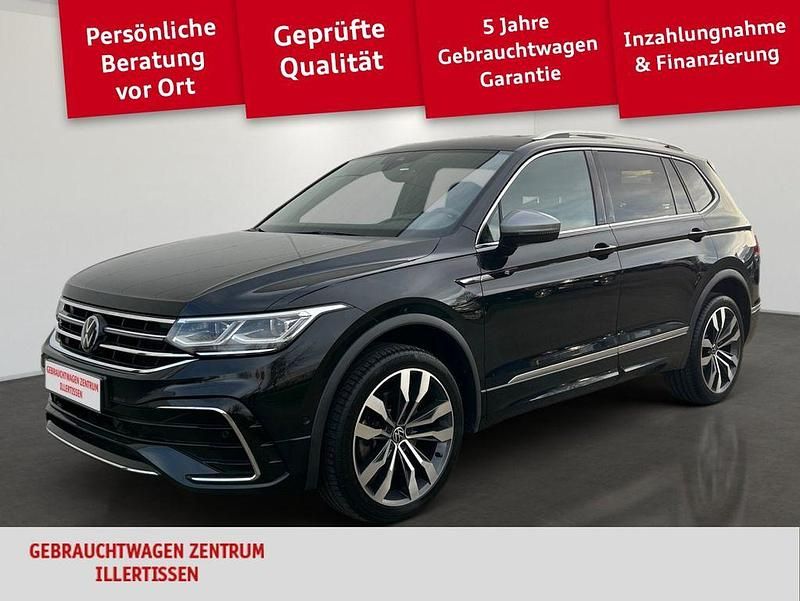 Schwarz Gebraucht 2022 VW Tiguan Allspace R-line SUV | 32.140 € (Fairer Preis) - Bild 1/4