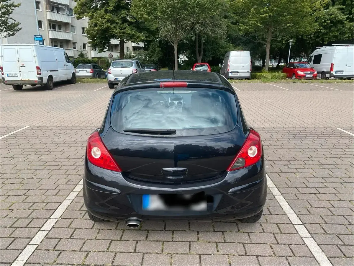 Gebraucht Opel Corsa 60 PS (44 kW) 2008 Schwarz Kleinwagen