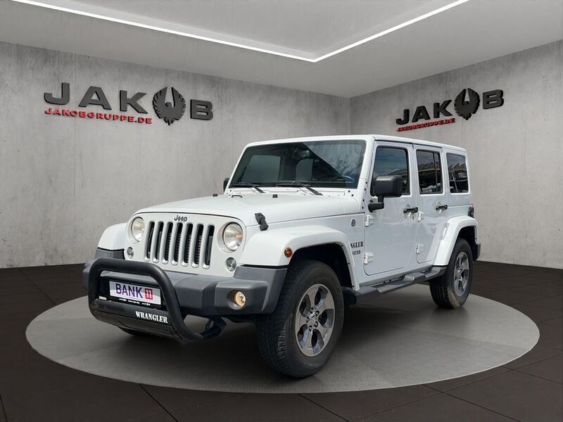 Weiß Gebraucht 2018 Jeep Wrangler Sahara SUV | 36.999 € (Guter Preis) - Bild 1/4