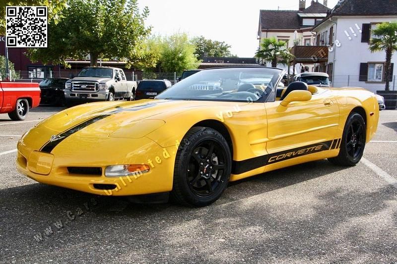 Second-hand Corvette C5 345 CP (253 kW) 2003 Galben Cabrio