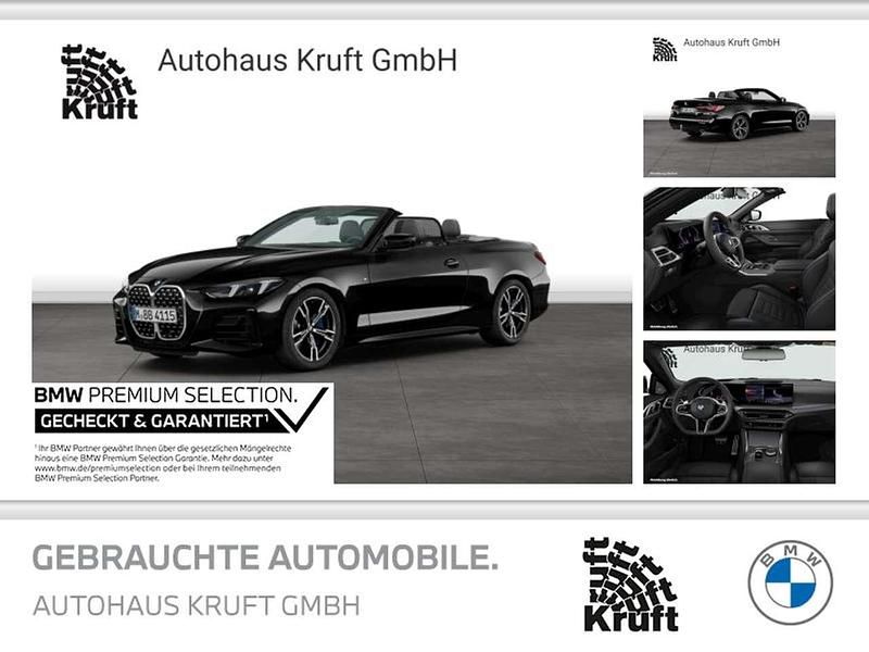 Black sapphire Gebraucht 2025 BMW 420 M Sport Cabrio | 56.499 € (Superpreis) - Bild 1/4