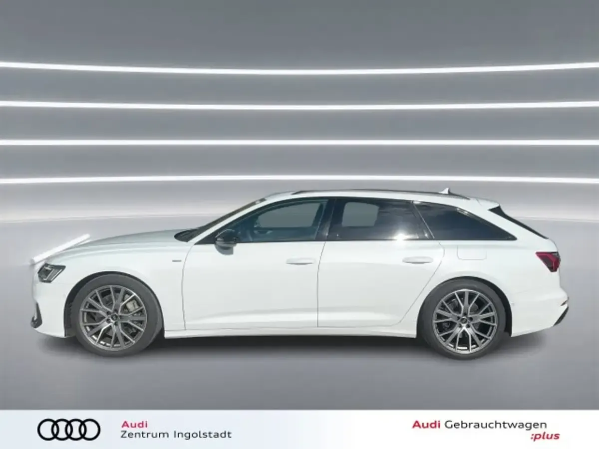 Gebraucht Audi A6 S-Line 299 PS (219 kW) 2023 Gletscherweiß metallic Kombi