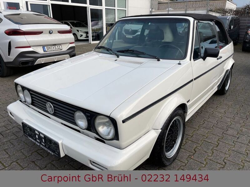 Weiß Gebraucht 1990 VW Golf Cabriolet Cabrio | 6.950 € - Bild 1/4