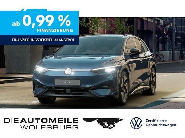 Aquamarinblau metallic Gebraucht 2024 VW ID.7 Pro Limousine | 48.550 € (Fairer Preis) - Bild 1/4