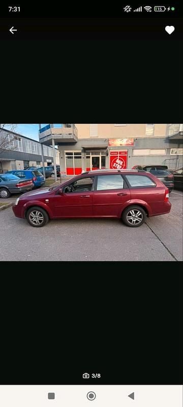 Gebraucht Chevrolet Nubira 121 PS (88 kW) 2007 Rot Limousine