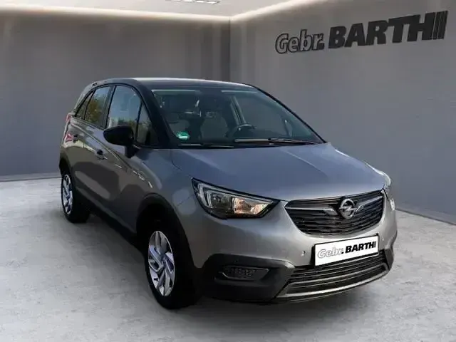 Gebraucht Opel Crossland Edition 110 PS (80 kW) 2019 Kontrast grau/quarz silber (metallic) SUV