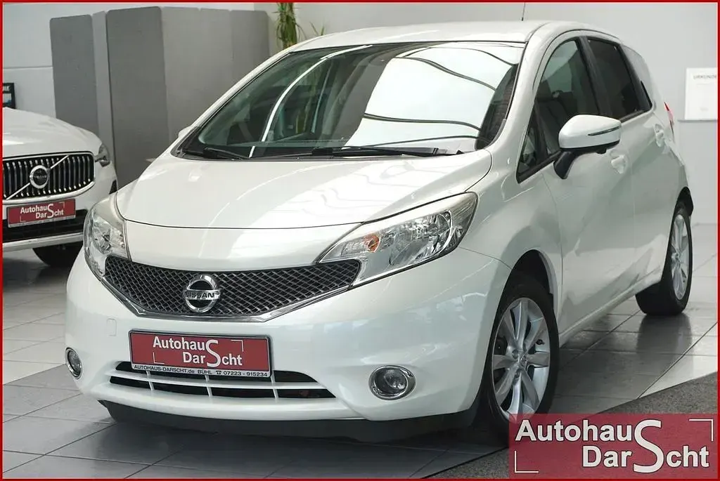 Second-hand Nissan Note Acenta 98 CP (72 kW) 2014 Alb Hatchback