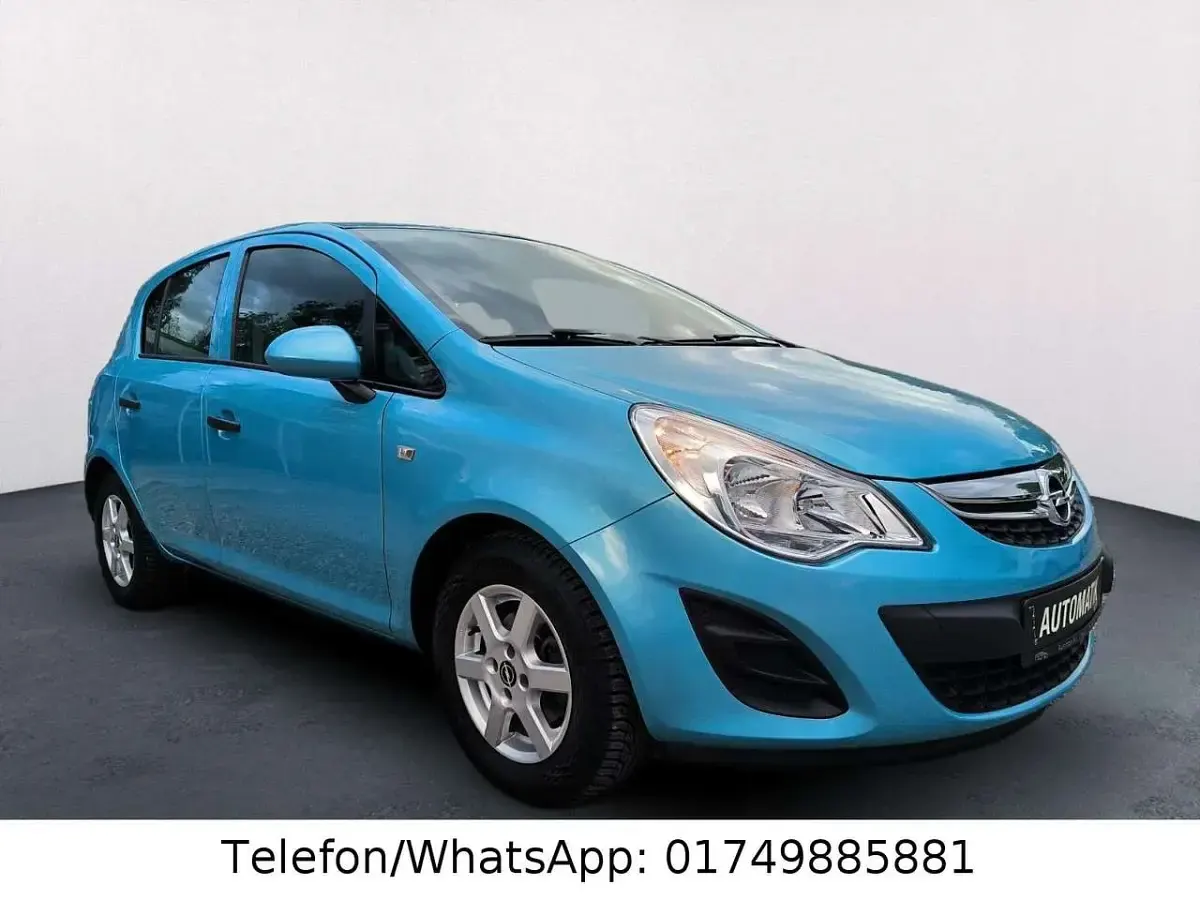 Gebraucht Opel Corsa Selection 86 PS (63 kW) 2012 Aquamarin mi2 Kleinwagen
