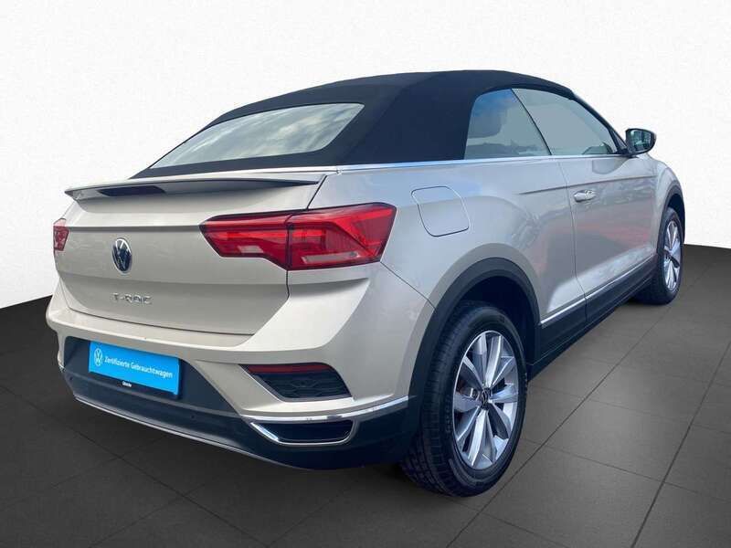 Gebraucht VW T-Roc Cabriolet Style 150 PS (110 kW) 2020 Ivory silver metallic Cabrio