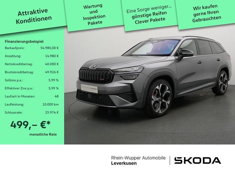 Grau Gebraucht 2025 Skoda Kodiaq RS SUV | 54.980 € (Guter Preis) - Bild 1/4