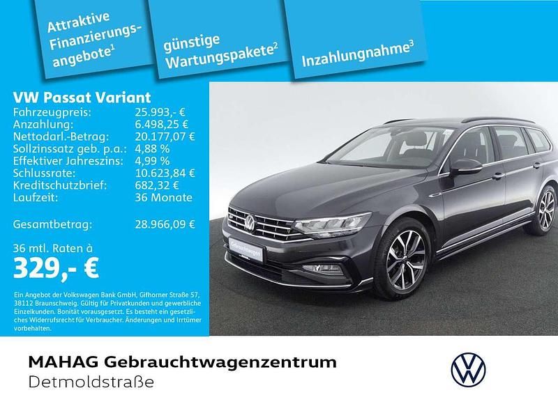 Mangangrau metallic Gebraucht 2022 VW Passat R-line Kombi | 25.993 € (Fairer Preis) - Bild 1/2