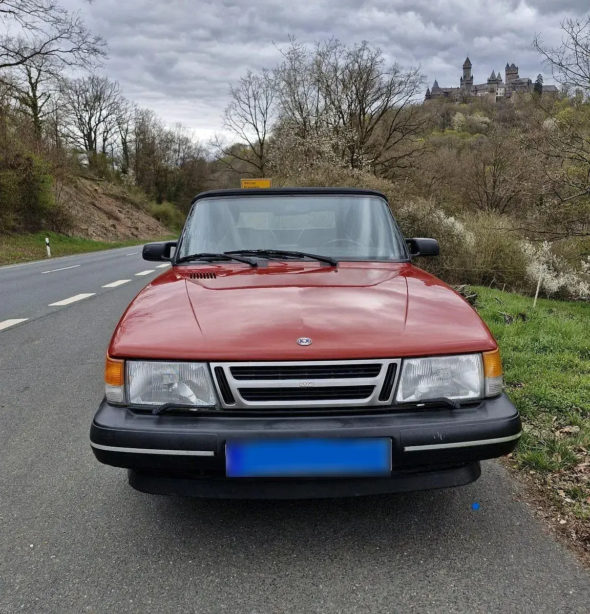 Gebraucht Saab 900 Cabriolet 126 PS (92 kW) 1989 Rot Cabrio