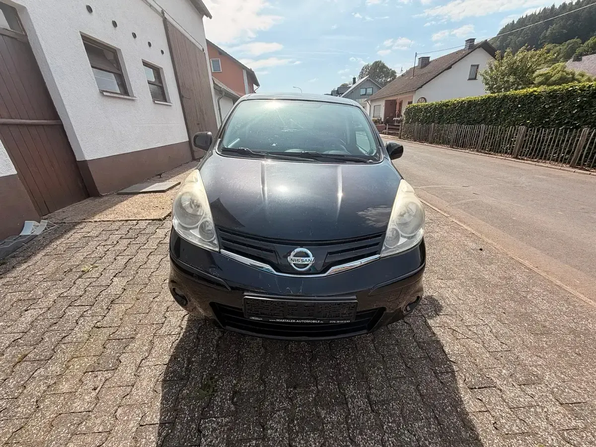 Gebraucht Nissan Note Acenta 88 PS (64 kW) 2010 Schwarz Kleinwagen