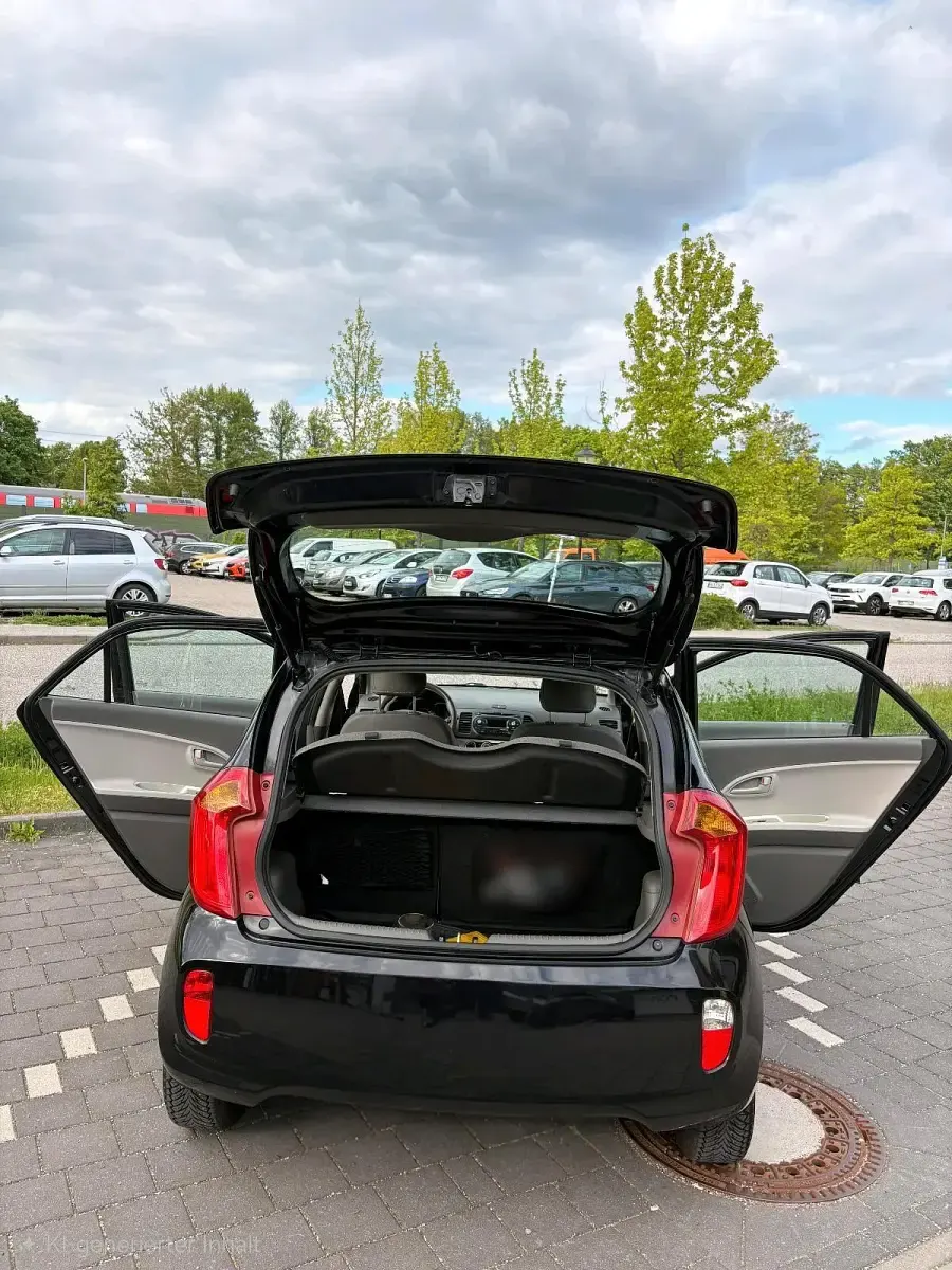 Gebraucht Kia Picanto 69 PS (50 kW) 2014 Schwarz Kleinwagen