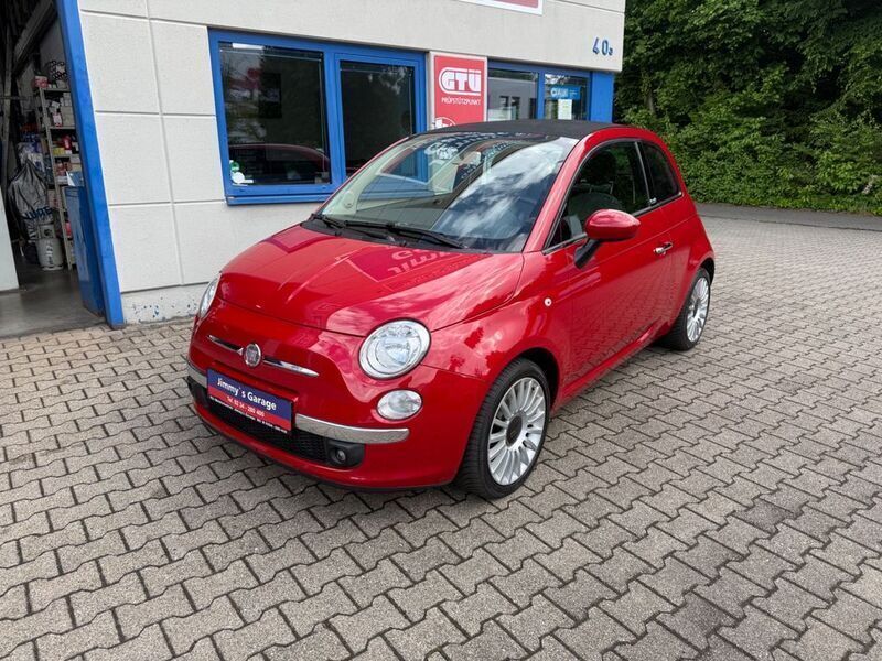 Colore esterno (rosso tristrat Gebraucht 2011 Fiat 500 Lounge Cabrio | 6.499 € (Fairer Preis) - Bild 1/4