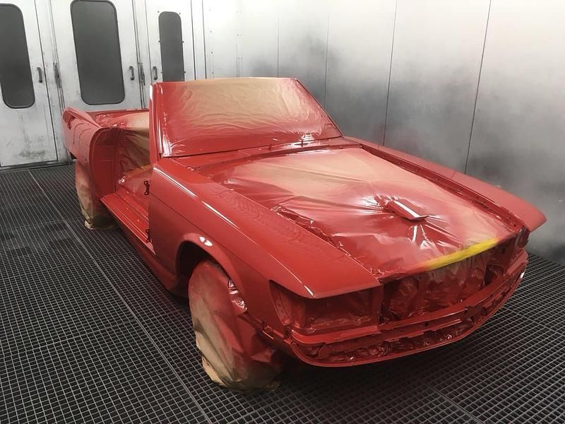 Gebraucht Mercedes SL300 179 PS (131 kW) 1988 Rot Cabrio