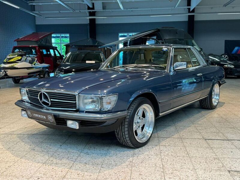 Blau Gebraucht 1980 Mercedes 450 Coupé | 29.995 € - Bild 1/4