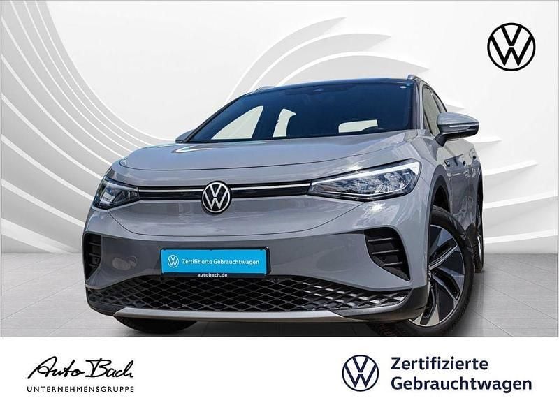 Grau (mondsteingrau schwarz) Gebraucht 2023 VW ID.4 Pure SUV | 26.480 € (Fairer Preis) - Bild 1/4