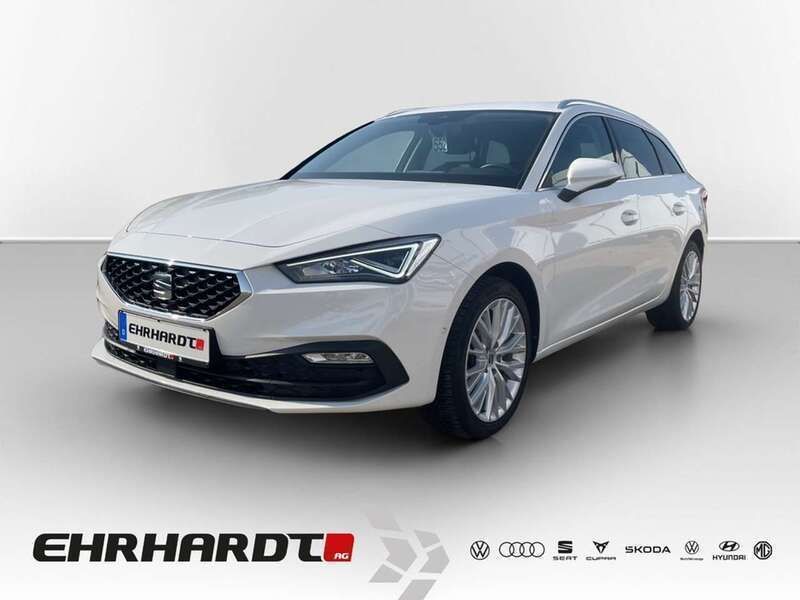Weiß Gebraucht 2021 Seat Leon XCELLENCE Limousine | 21.890 € (Fairer Preis) - Bild 1/4