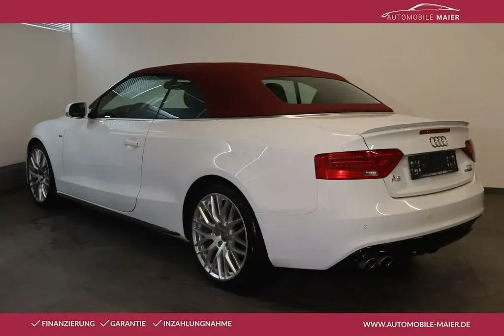 Gebraucht Audi A5 Cabriolet S-Line 190 PS (139 kW) 2016 Weiß Cabrio