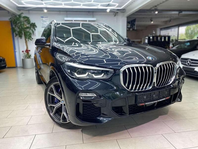 Carbonschwarz metallic Gebraucht 2019 BMW X5 M Sport SUV | 46.900 € (Fairer Preis) - Bild 1/4