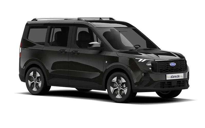 Agate black metallic (schwarz) Neu 2024 Ford Tourneo Courier Titanium Van / Kleinbus | 32.572 € (Teuer) - Bild 1/4