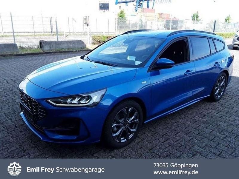Blau Gebraucht 2024 Ford Focus ST-Line X Kombi | 24.870 € (Guter Preis) - Bild 1/4