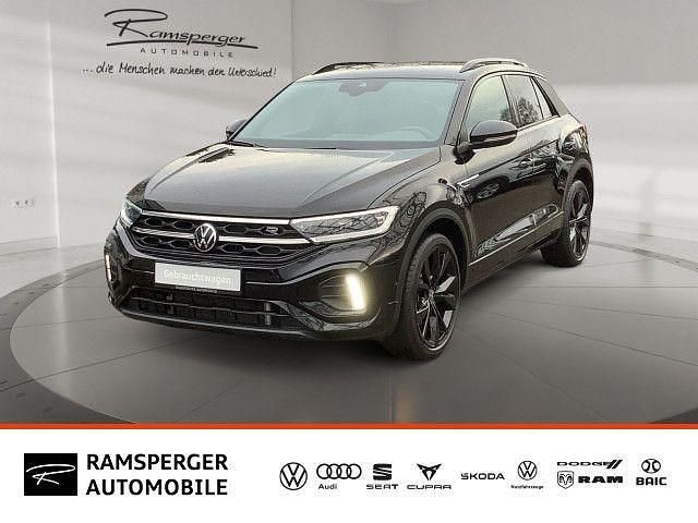 Schwarz (deep black perleffekt) Gebraucht 2022 VW T-Roc R-line SUV | 26.490 € (Fairer Preis) - Bild 1/4