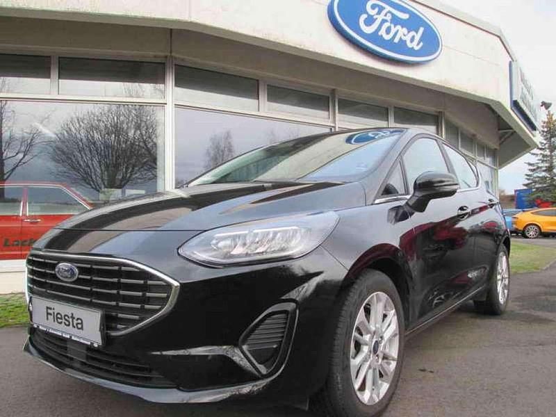 Agate black metallic Gebraucht 2022 Ford Fiesta Titanium Kleinwagen | 16.900 € (Guter Preis) - Bild 1/4
