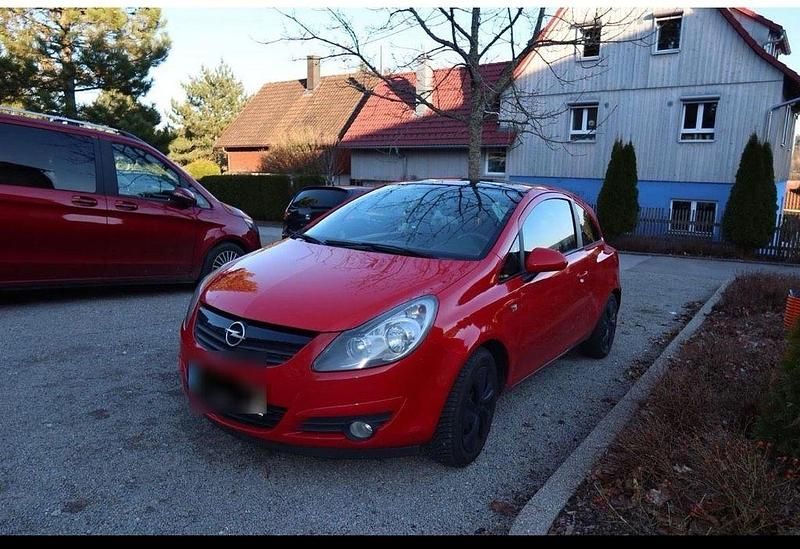Rot Gebraucht 2009 Opel Corsa Edition Limousine | 650 € (Superpreis) - Bild 1/4