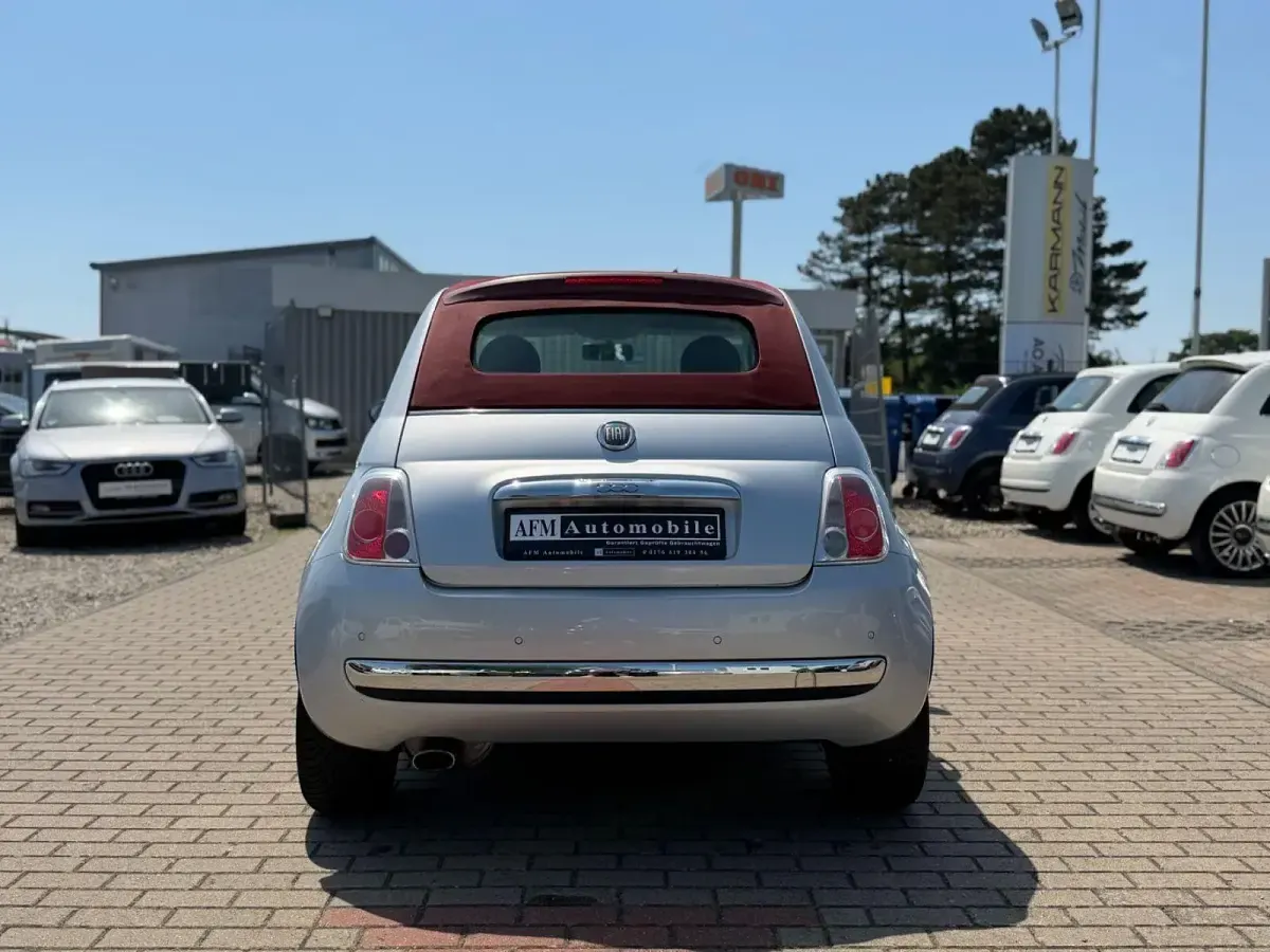 Gebraucht Fiat 500C Lounge 101 PS (74 kW) 2009 Silber Cabrio