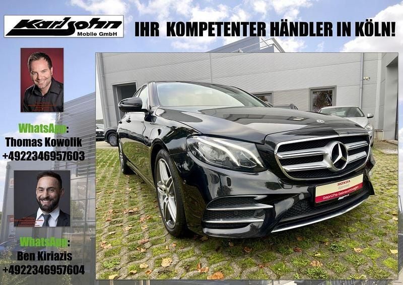 Obsidian black metallic pain Gebraucht 2019 Mercedes E220 AMG Limousine | 26.990 € (Guter Preis) - Bild 1/3