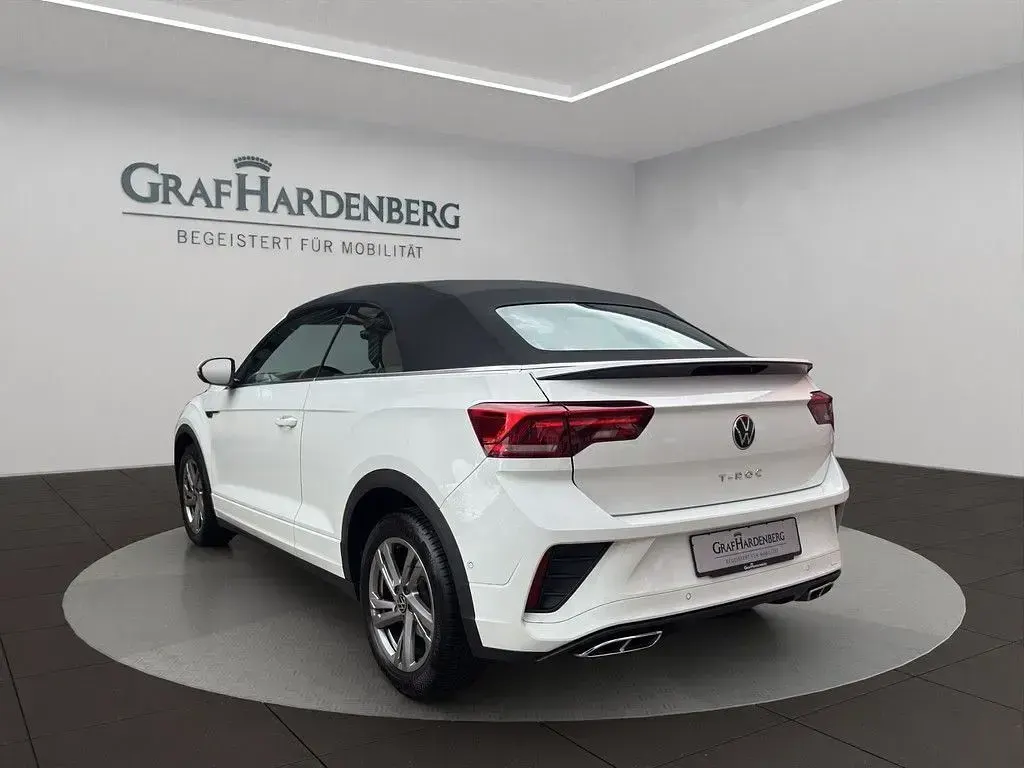 Gebraucht VW T-Roc Cabriolet R-line 150 PS (110 kW) 2025 Weiß Cabrio