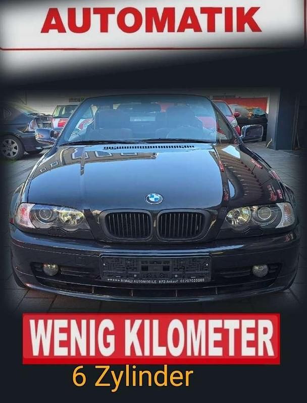 Cosmosschwarz metallic Gebraucht 2000 BMW 320 Cabriolet Cabrio | 9.000 € (Fairer Preis) - Bild 1/4