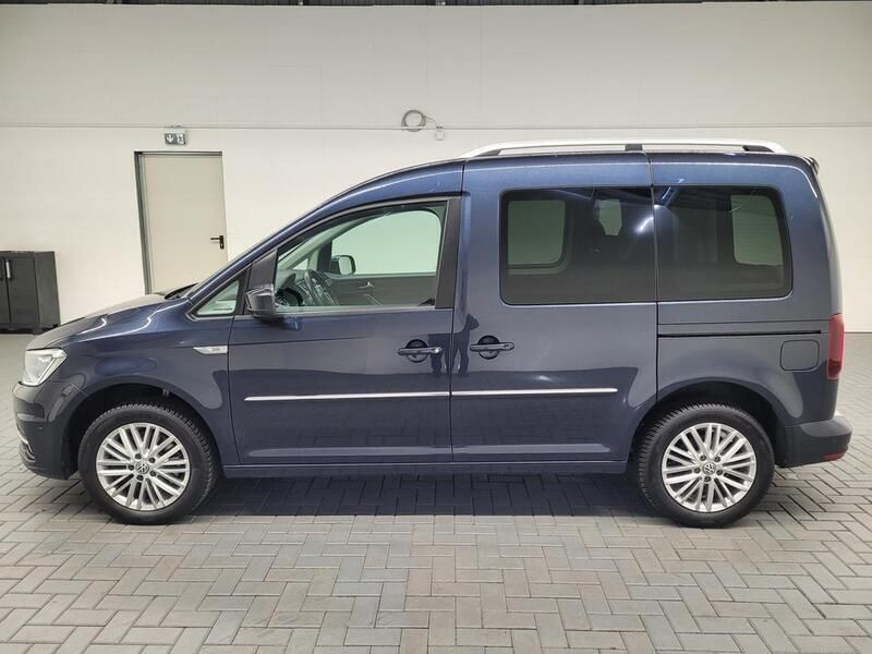 Gebraucht VW Caddy Highline 150 PS (110 kW) 2017 Blau (starlightblaumet.) Van / Kleinbus