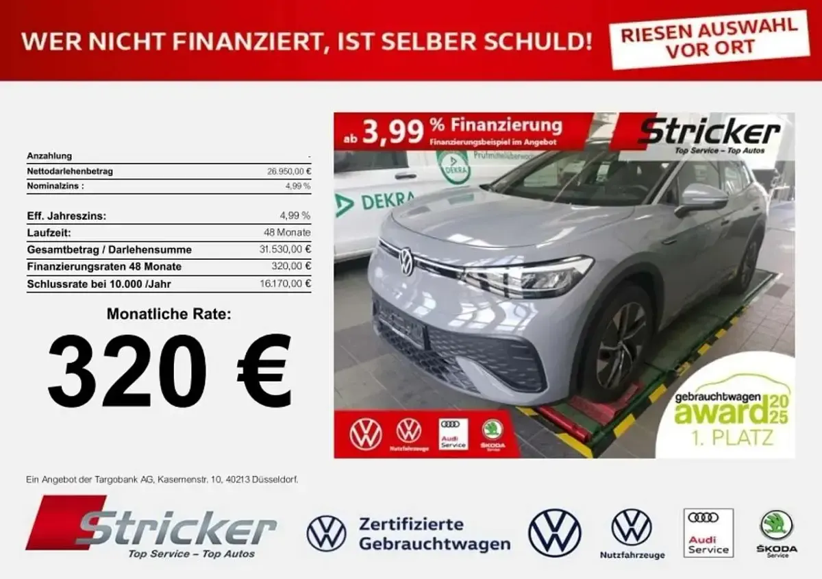 Occasion VW ID.5 Pro 127 kW (174 ch) 2022 Gris SUV